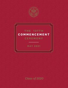 USC Commencement Program 2020 Final