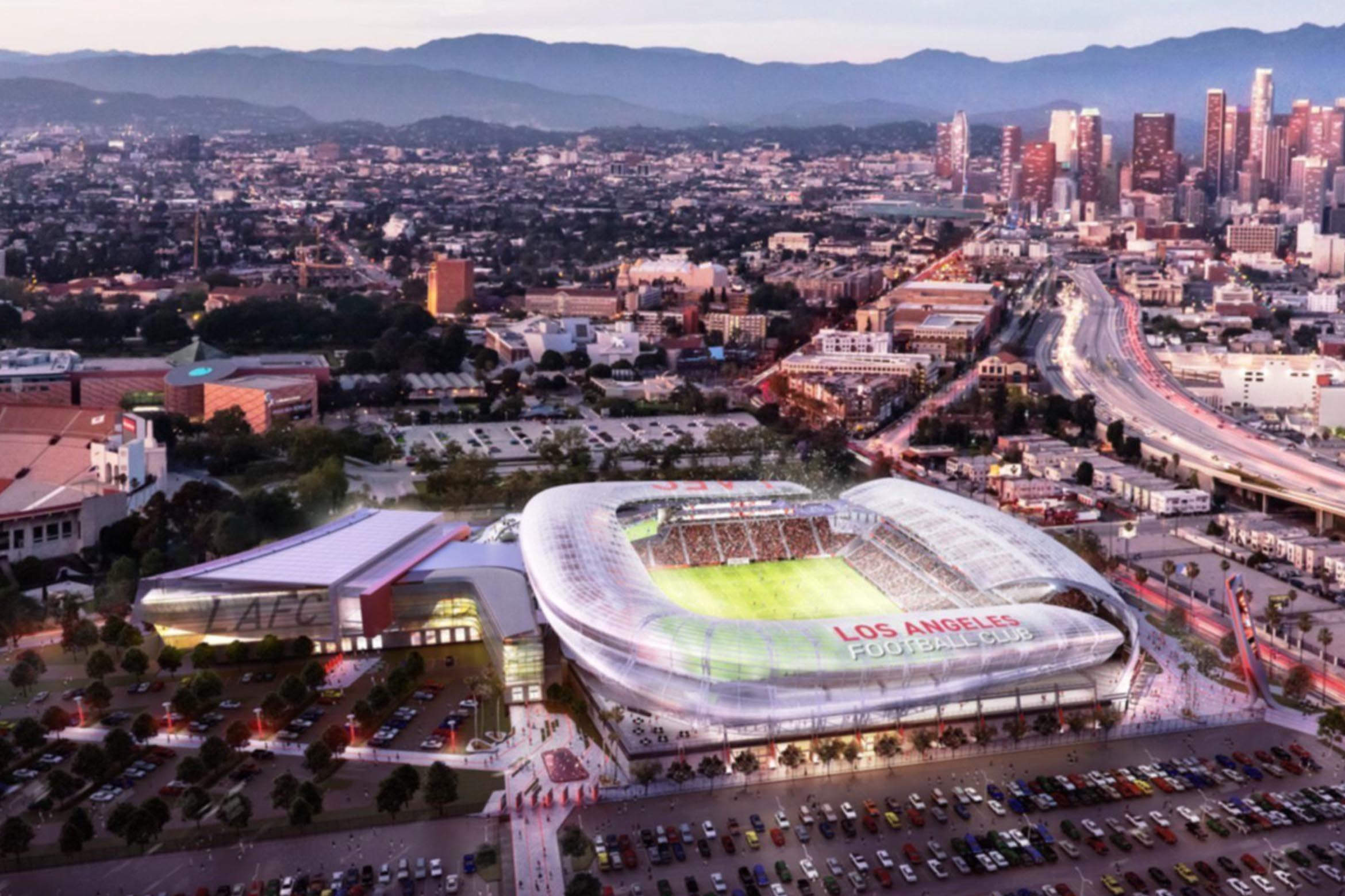 Future LAFC Soccer Stadium for Los Angeles - Los Angeles Coliseum